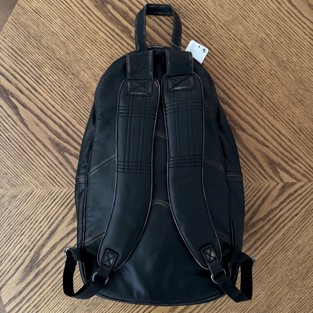 FREE PEOPLE West End Backpack - Black Leather - Picture 6 of 13